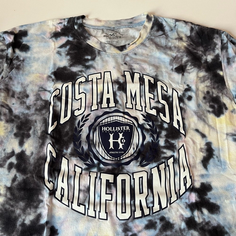 tie dye oversized tee